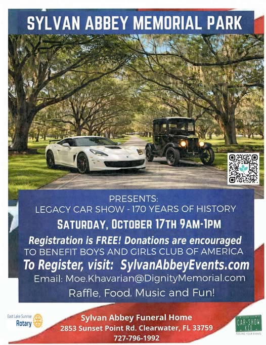 Flyer for Legacy Car Show: 100 Years of History