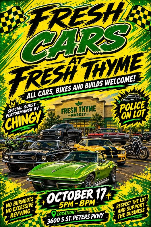 Flyer for Fresh Cars at Fresh Thyme