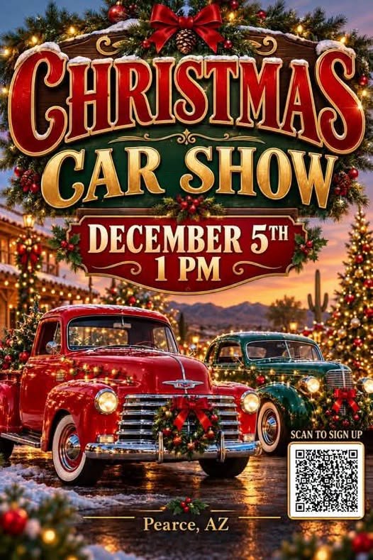 Flyer for Christmas Car Show