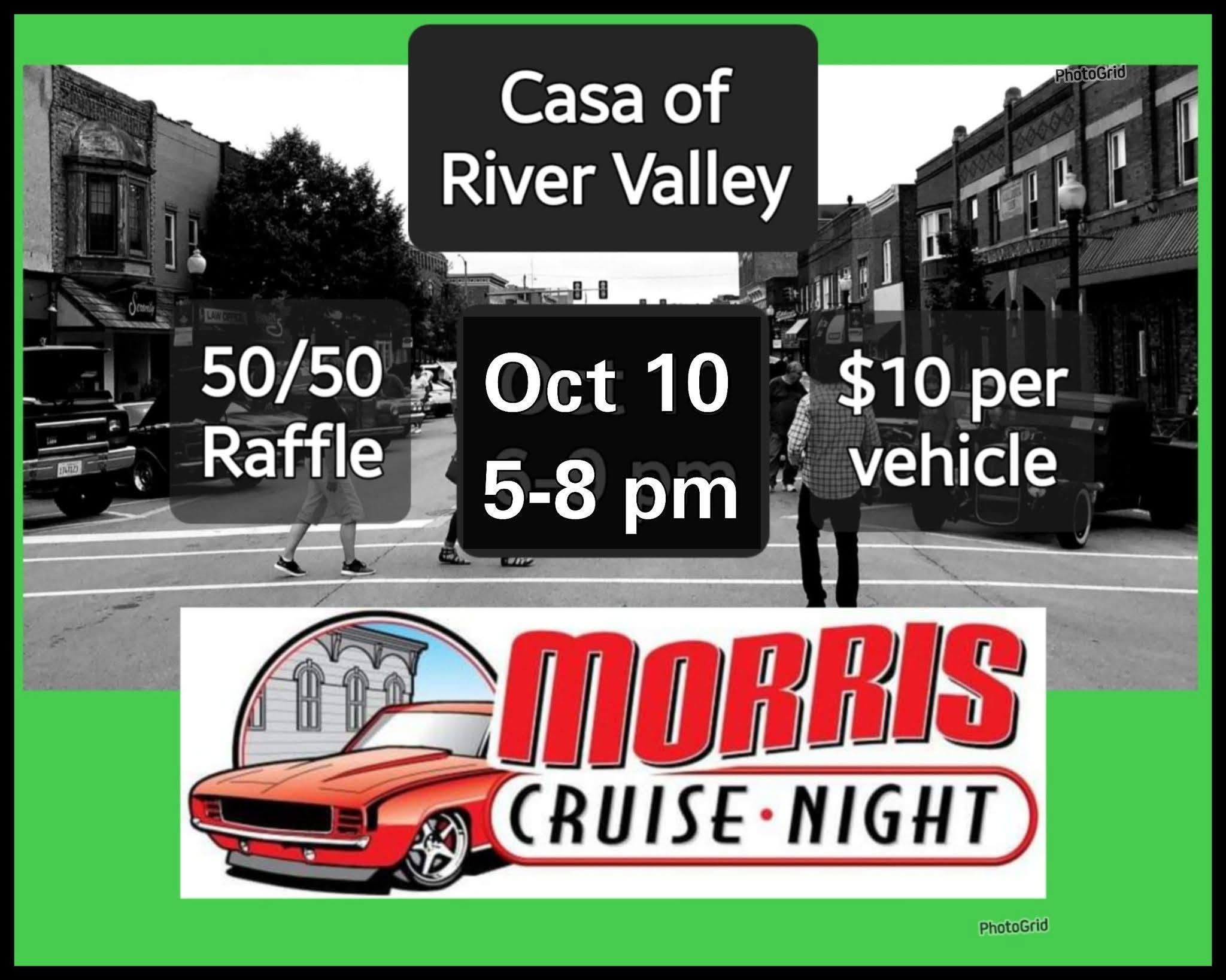Flyer for Morris Cruise Night