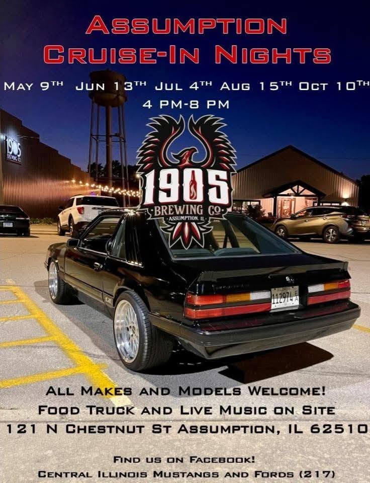 Flyer for Assumption Cruise-In Nights