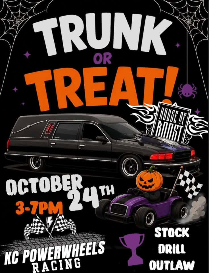 Flyer for KC Powerwheels Racing Trunk or Treat
