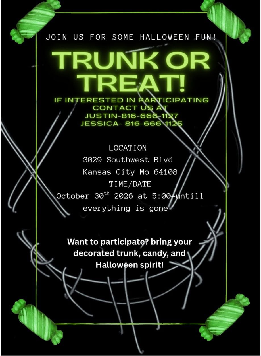 Flyer for Trunk or Treat