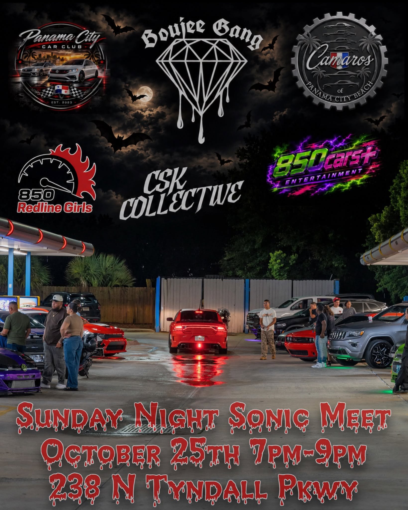 Flyer for Sunday Night Sonic Meet