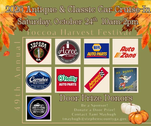 Flyer for 2026 Antique & Classic Car Cruise-In