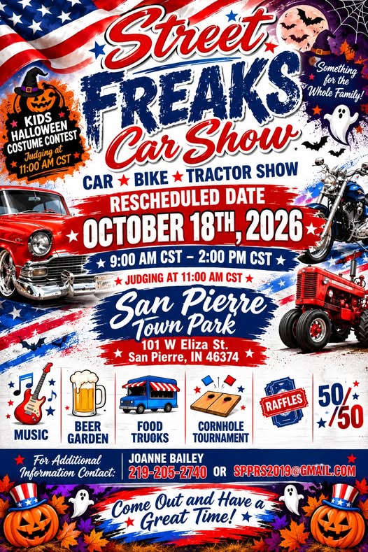 Flyer for Street Freaks Car Show