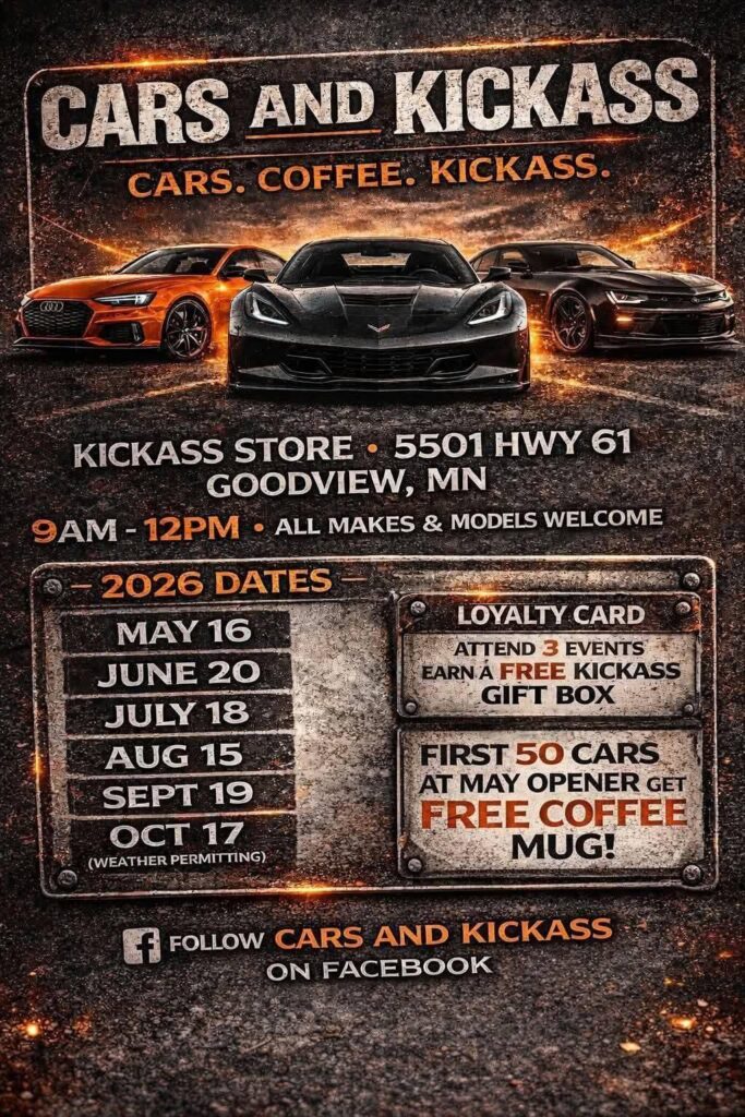 Flyer for Cars and Kickass