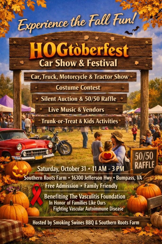 Flyer for HOGtoberfest Car Show & Festival