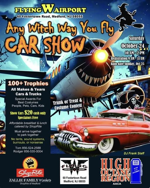 Flyer for Any Witch Way You Fly Car Show