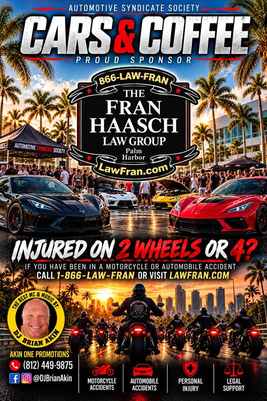 Flyer for Automotive Syndicate Society Cars & Coffee