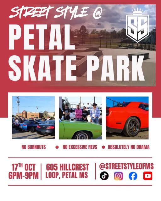 Flyer for Street Style @ Petal Skate Park