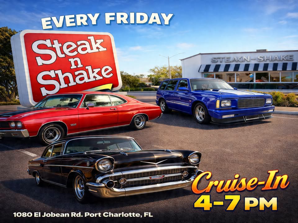 Flyer for Steak n Shake Cruise-In