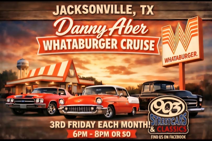 Flyer for Danny Aber Whataburger Cruise