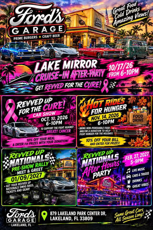Flyer for Hot Rides for Hunger Food Drive