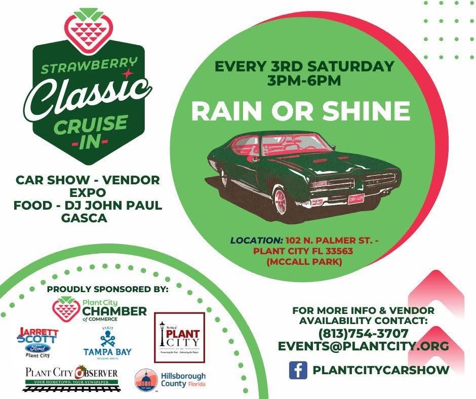 Flyer for Strawberry Classic Cruise-In