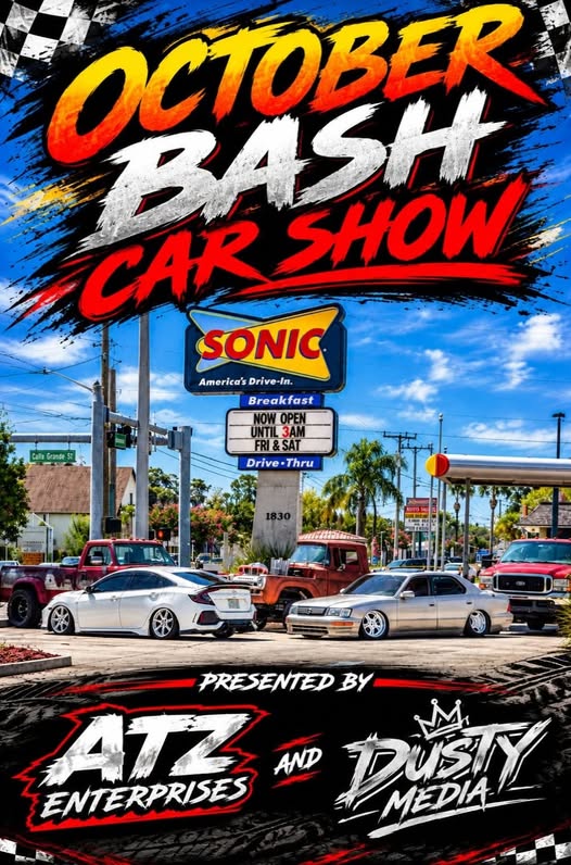 Flyer for October Bash Car Show