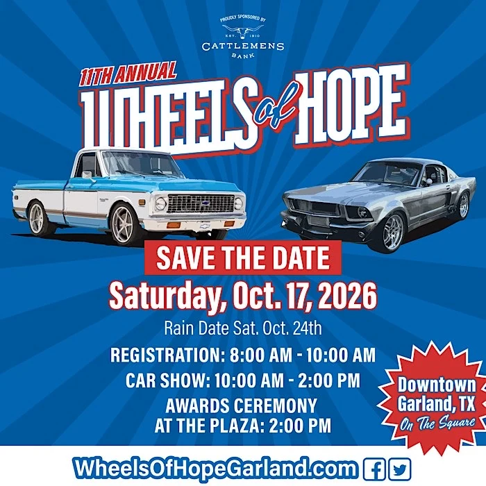 Flyer for 11th Annual Wheels of Hope