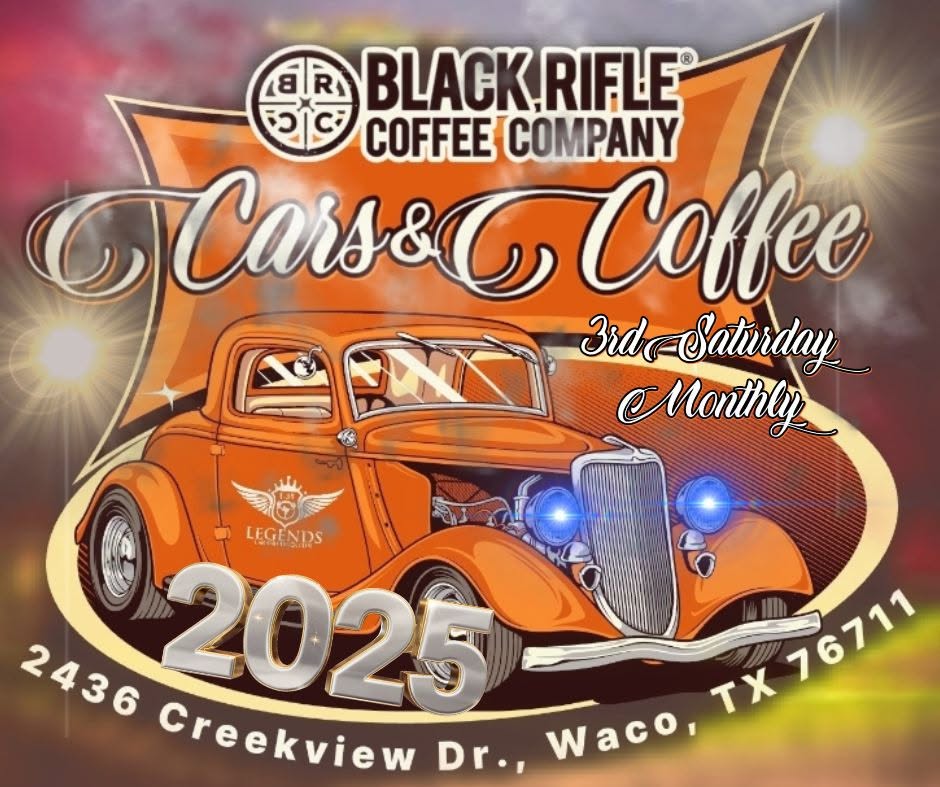 Flyer for Black Rifle Coffee Company Cars & Coffee