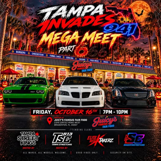 Flyer for Tampa Invades Mega Meet Part 6
