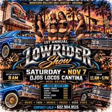 Flyer for 1st Annual Lowrider Show