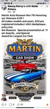 Flyer for Martin Car Show