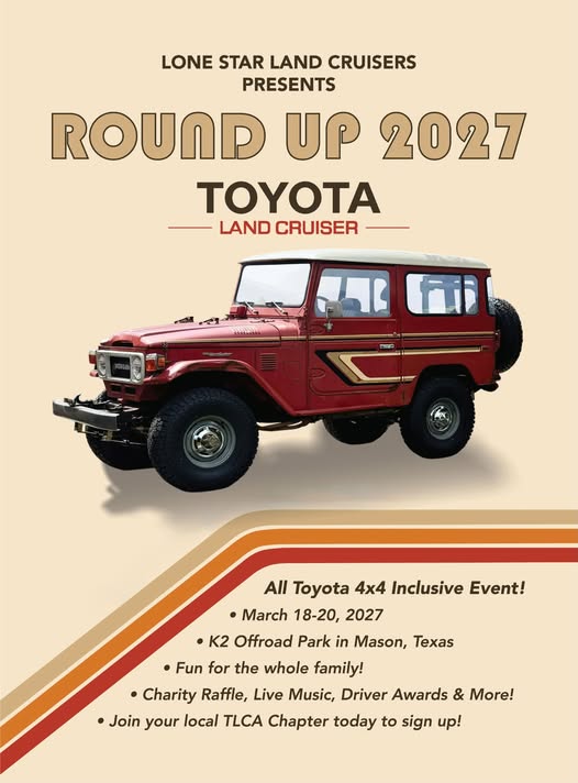Flyer for Round Up 2027 Toyota Land Cruiser