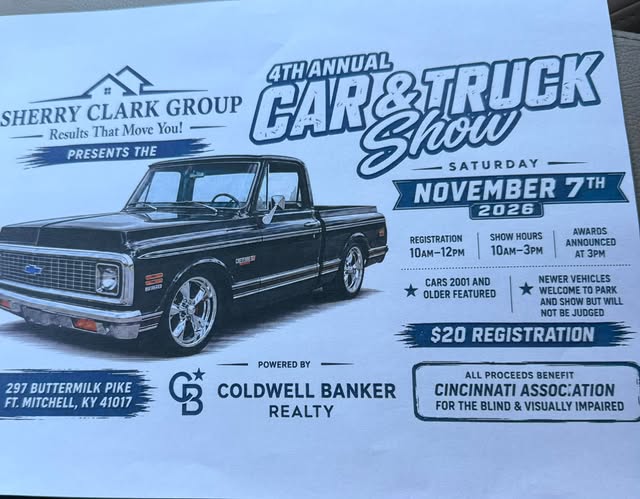 Flyer for Sherry Clark Group 4th Annual Car & Truck Show