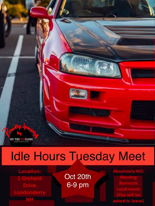 Flyer for Idle Hours Tuesday Meet