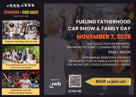 Flyer for Fueling Fatherhood Car Show & Family Day