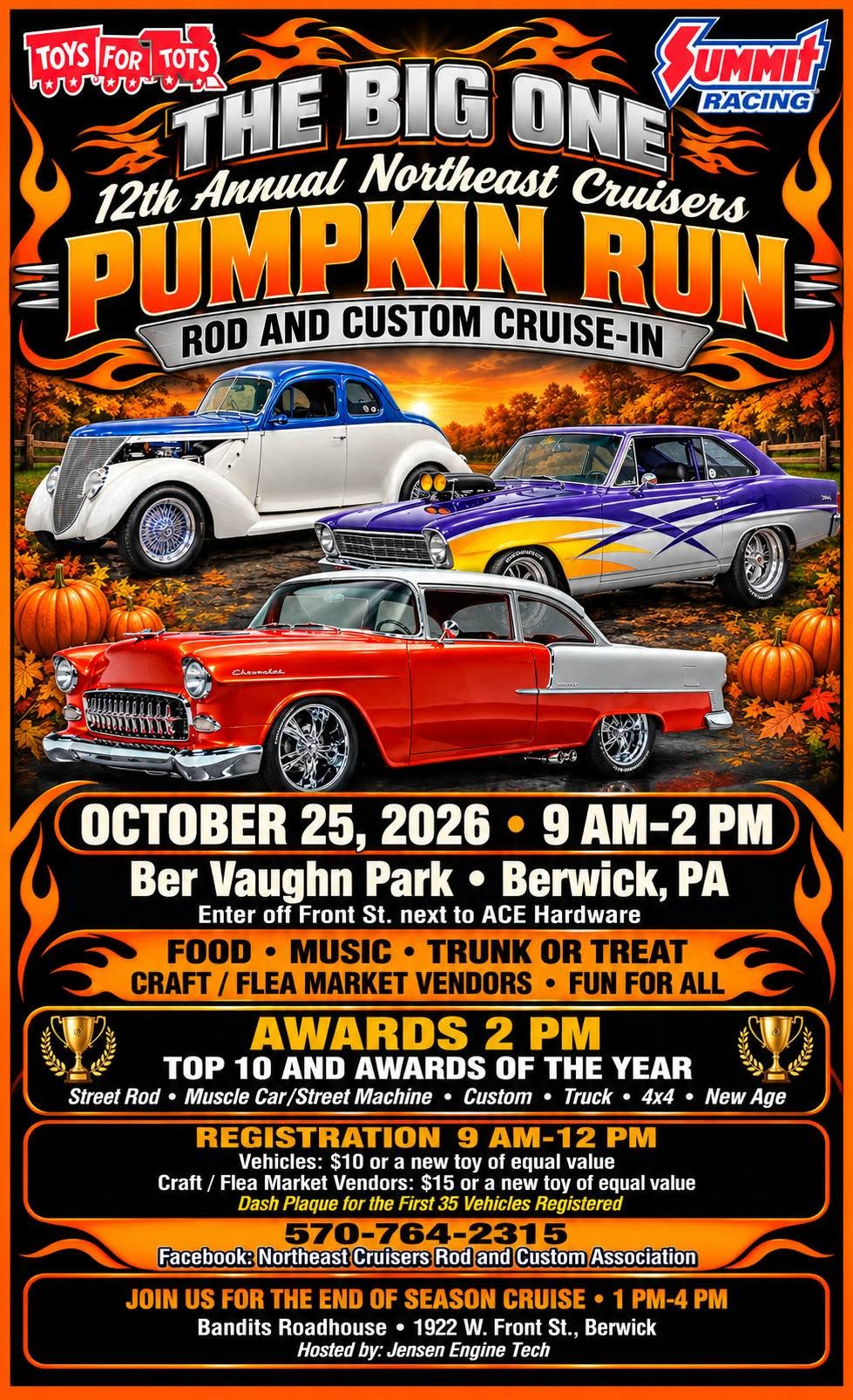 Flyer for Northeast Cruisers End of Season Cruise