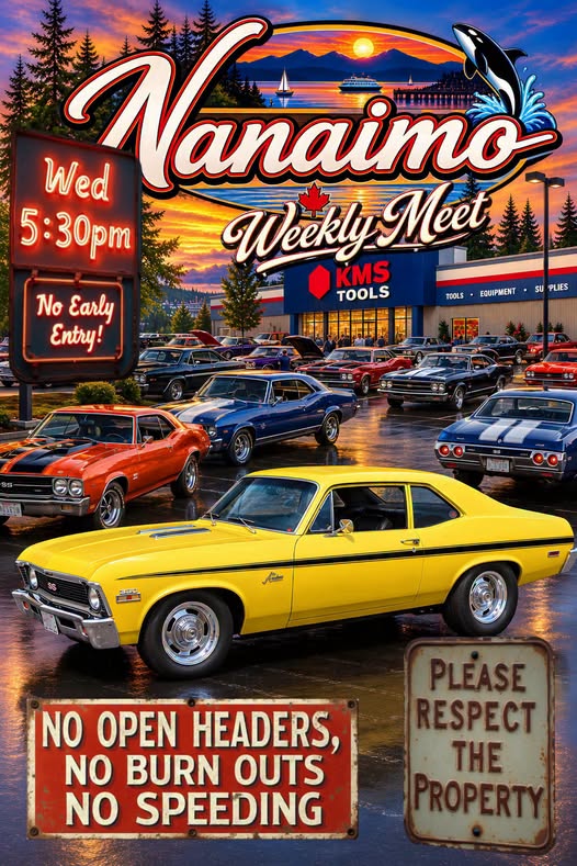 Flyer for Nanaimo Weekly Meet