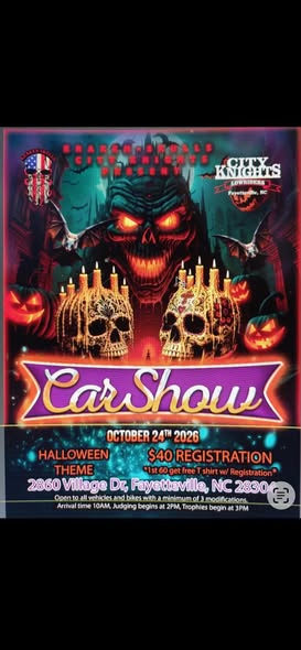 Flyer for City Customs Car Show