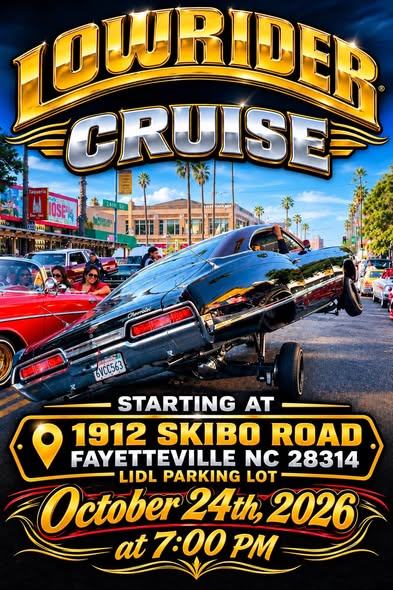 Flyer for Lowrider Cruise