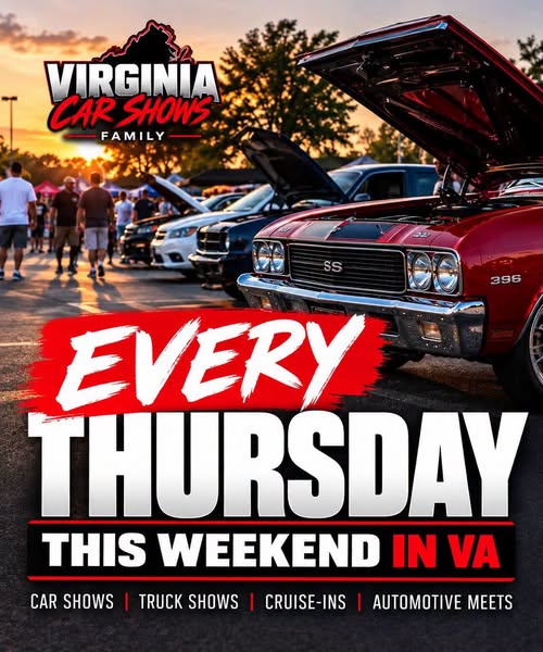 Flyer for Virginia Car Show Family
