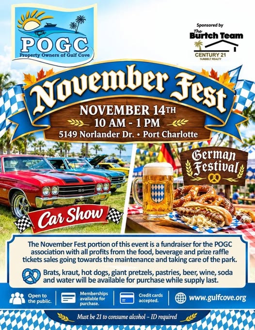 Flyer for POGC November Fest