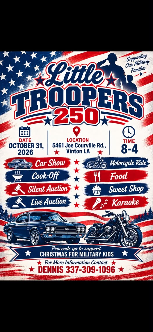 Flyer for Little Troopers 250