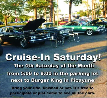 Flyer for Burger King Cruise-In Picayune