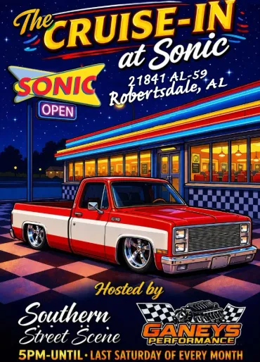 Flyer for The Cruise-In at Sonic