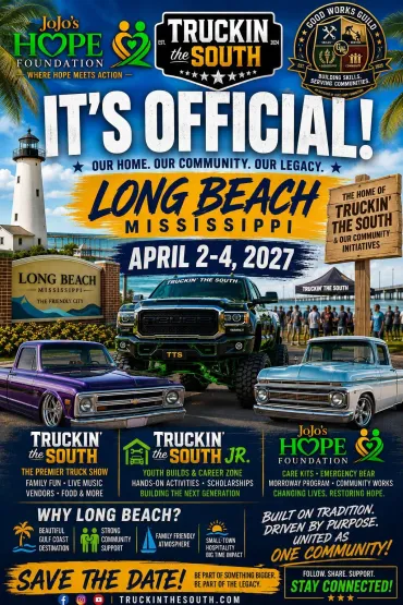 Flyer for Truckin' the South Long Beach