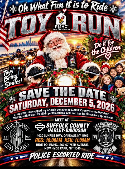 Flyer for RMHC Toy Run
