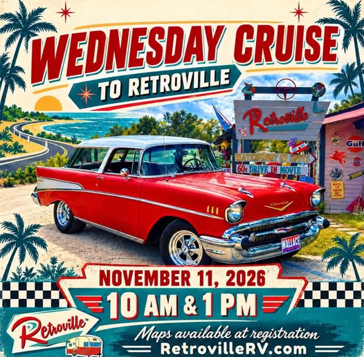 Flyer for Wednesday Cruise to Retroville