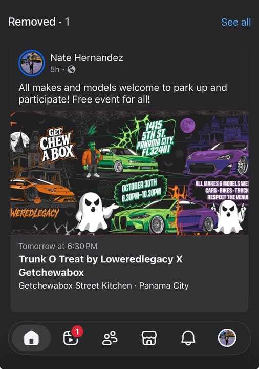 Flyer for Trunk O Treat by Loweredlegacy X Getchewabox