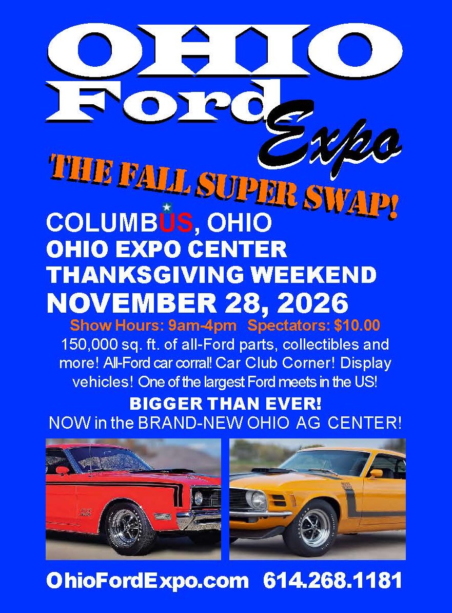 Flyer for Ohio Ford Expo Fall Super Swap