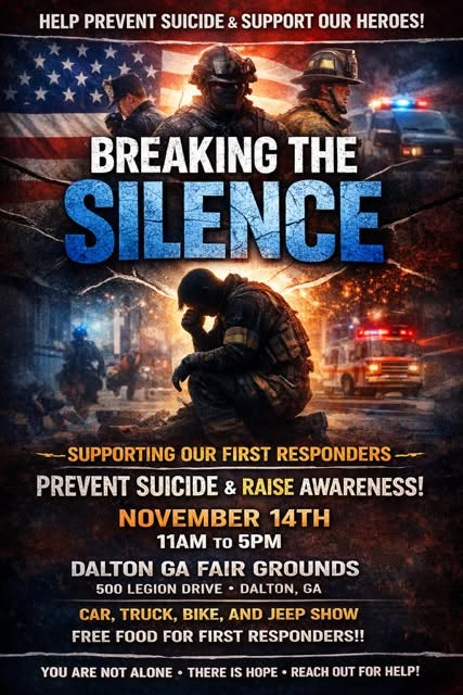 Flyer for Breaking the Silence Car, Truck, Bike, Jeep Show