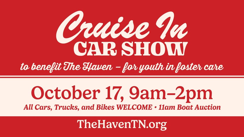 Flyer for 3rd Annual Cruise In Car Show