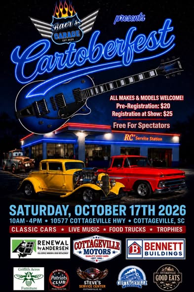 Flyer for Cartoberfest (4th Annual)
