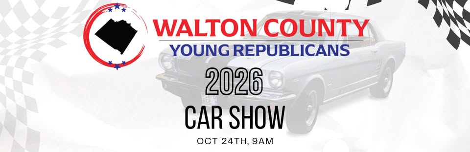 Flyer for 2026 Walton YR Car Show