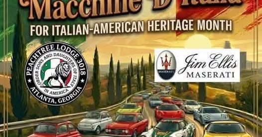 Flyer for Italian-American Heritage Month Celebration