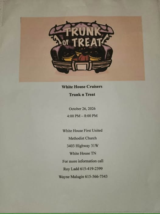 Flyer for White House Cruise-In