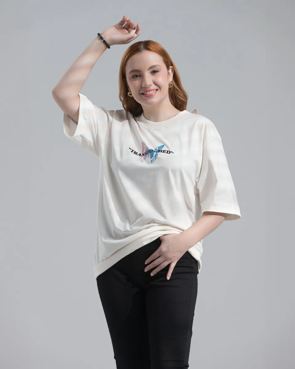 Camiseta Cristã Unissex Transformed - Oversized — imagem 2